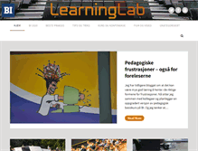 Tablet Screenshot of bilearninglab.no